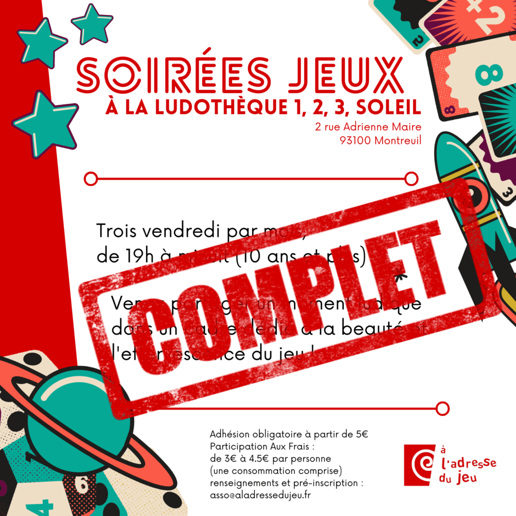 Soirées Jeux 123S